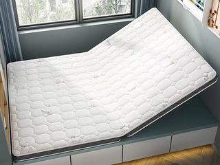  防螨除菌 S型全黄麻护脊垫 6cm薄垫 进口针织面料 睡感偏硬 1.8*2.0米折叠床垫