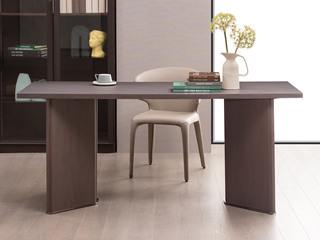  极简风格 灰胡桃色木皮 1.74米 书桌