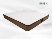 寐MINEX 梦洁高端床上用品 乐享系列 进口天然乳胶 分区独立筒弹簧 高回弹释压海绵 有机中空纤维棉 22CM 1.5*2.0米床垫