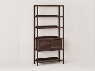  宋式写意 进口胡桃木 博古架 单边