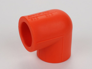 PP-R彩色水管 90°弯头 规格20 数量480个/箱 橙色