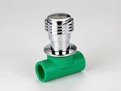 ANRRO 英伦爱喏PP-R彩色水管 暗装快开截止阀 规格20 数量60只/箱 绿色