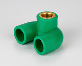 ANRRO 英伦爱喏PP-R彩色水管 U型内螺纹弯头 规格20*1/2 数量96个/箱 绿色