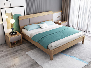  北欧风格 泰国进口橡胶木 松木床板条 1.5*2.0米床