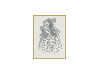  晶瓷+铝合金框 晶瓷画