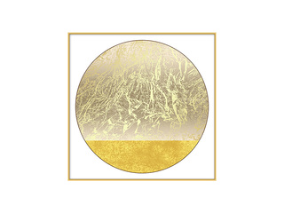  晶瓷+铝合金框 晶瓷画