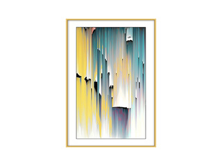  晶瓷+铝合金框 晶瓷画