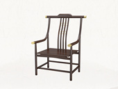 匠品名居 新中式 乌金木 JRZS-1002-主人椅