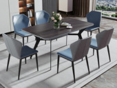 卡罗亚 现代简约 1.4米 防刮耐磨 哑光岩板 餐桌