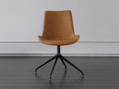 诺美帝斯 极简风格 优质皮艺 360度旋转 书椅