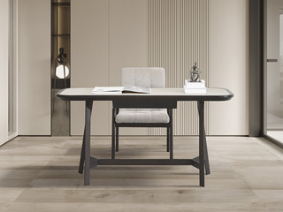  极简风格 精品实木 1.4米书桌